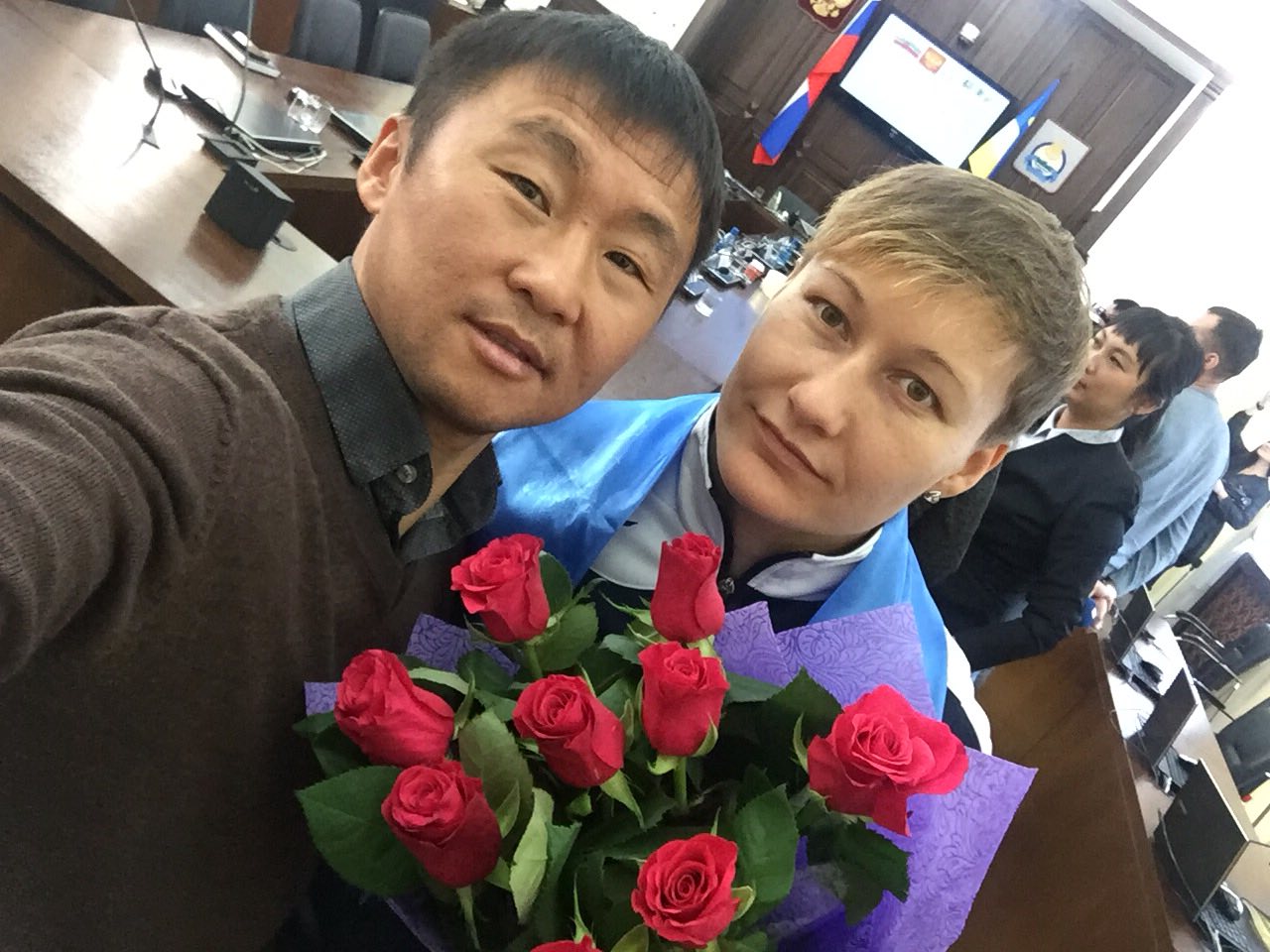 Наталья Шадрина с личным тренером Ванкеевым Б-М.Д